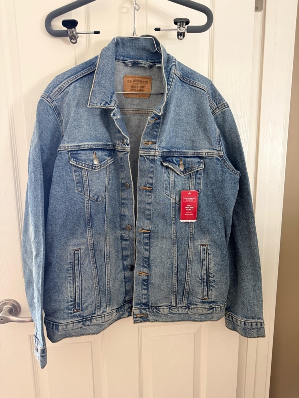 Levi's Light Blue Denim Jacket with Button Front